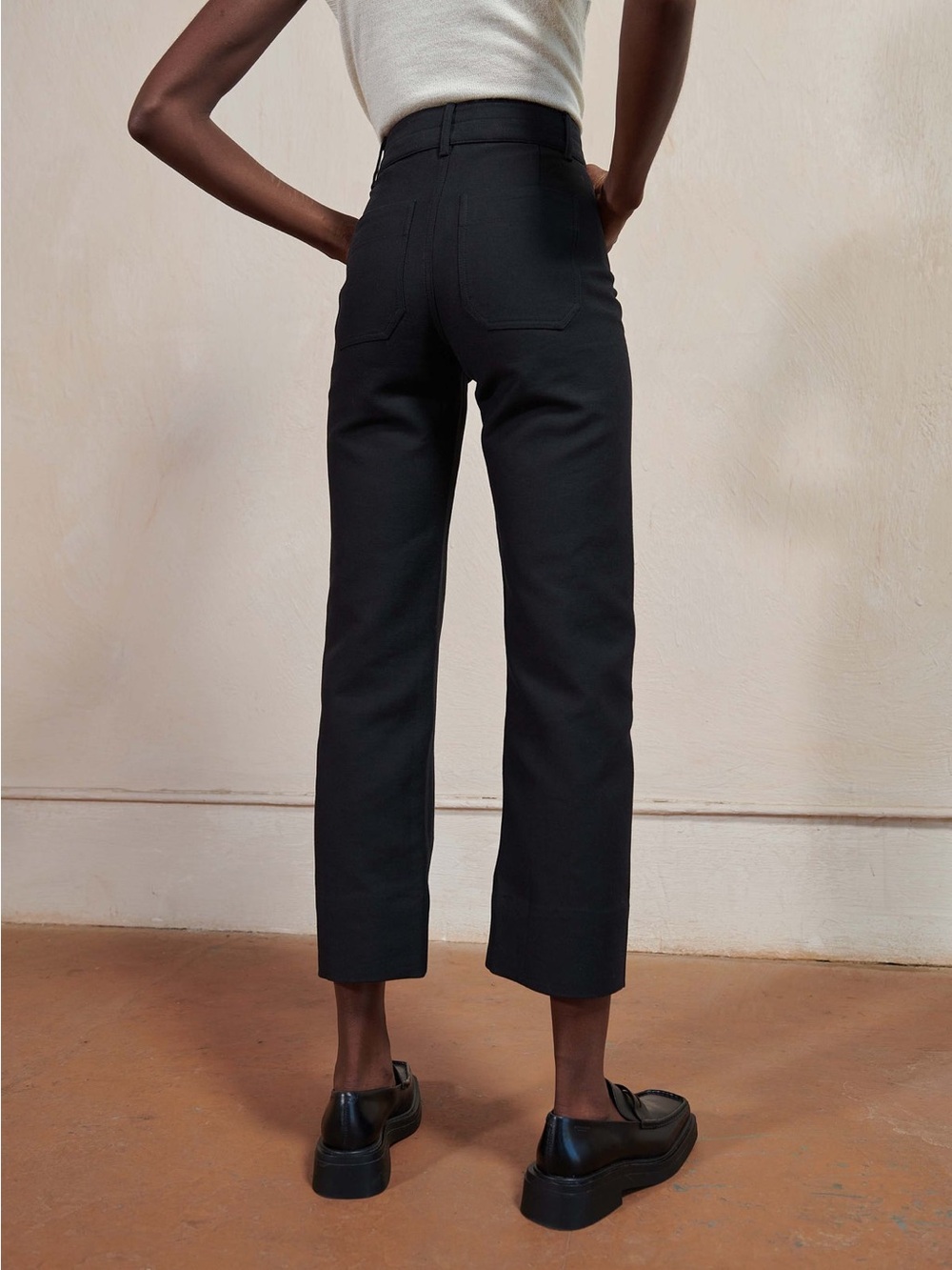 Nwt Maria Stanley Luna Pant 2.0 | Noir |Organic Size 4 Black — image 2 of 8